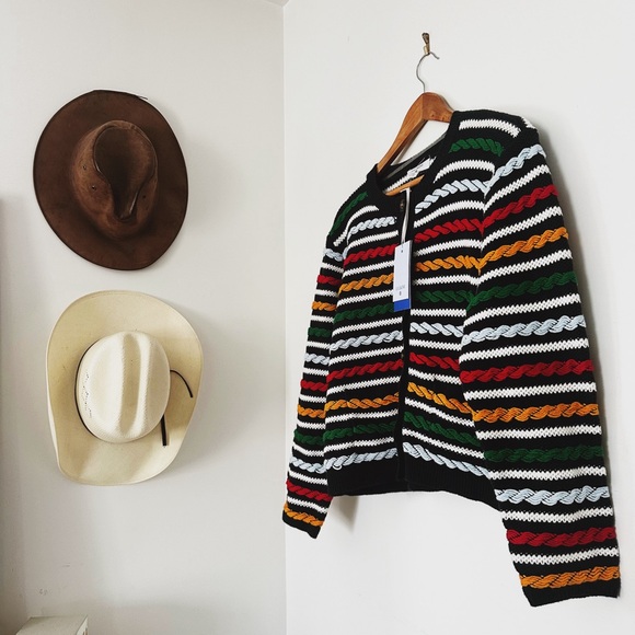 La Ligne x Target NWT Striped Cable Knit Cardigan - Picture 13 of 14